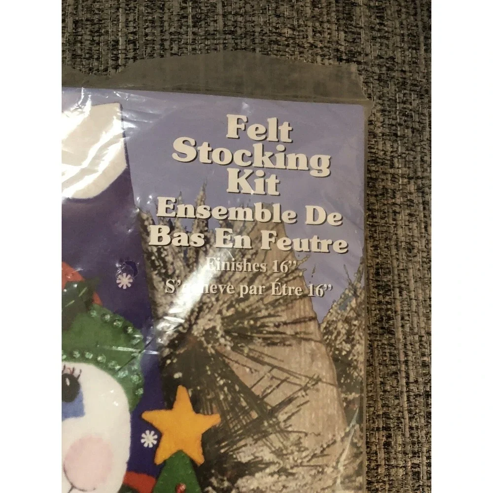 Felt Stocking Kit Joshua Finishes 16